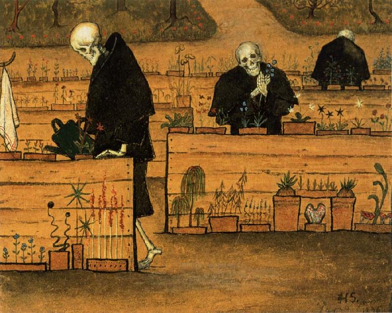 Hugo Simberg In the Garden of Death china oil painting image